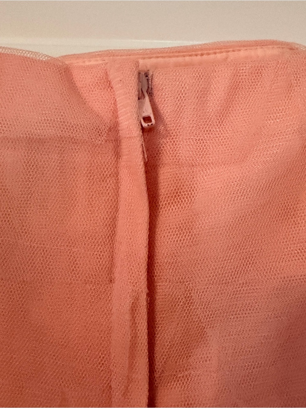 BCBG Max Azria Strapless Blush Pink Tiered Chiffon Dress | Size 0 - Picture 11 of 12
